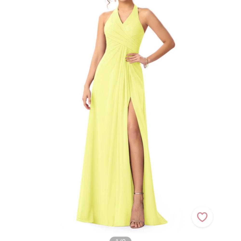 Azazie Danica bridesmaid dress in Daffodil